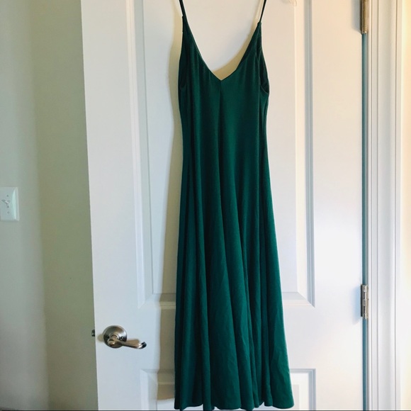 Reformation Strada Sleeveless Dress Emerald - Picture 7 of 9